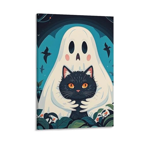 Peinture décoration murale chat noir pour transformer l'ambiance de votre maison