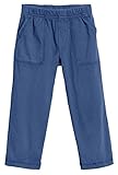 City Threads Little Boys' and Girls' Soft Jersey Tonal Stitch Pant Perfect for Sensitive Skin SPD Sensory Friendly Clothing - Smurf Blue 4