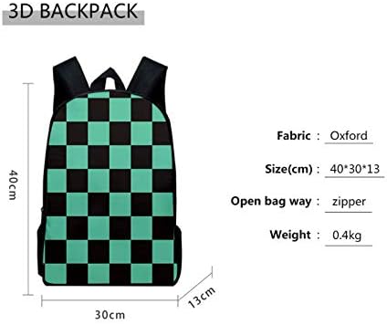 Miniatura 5 de Homruis Murder Drones Mochila Casual Dibujos Animados Mochila Set para Viajes al Aire Libre, B, Mochilas Daypack