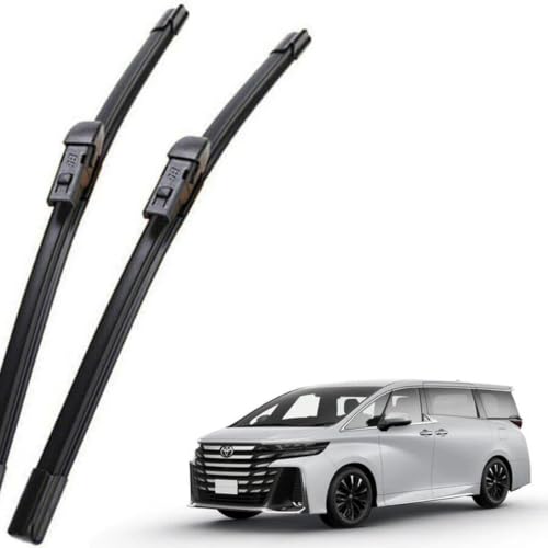 Image of Oshotto Frameless (O.E.M Type) Wiper Blades Compatible with Toyota Vellfire