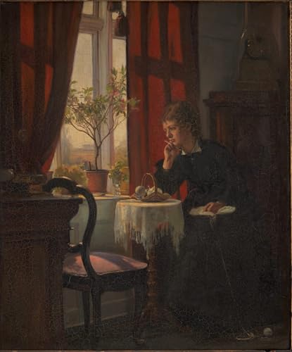 Impression toile Helga Johansen Viggo Johansen impression d'art musée 60x90