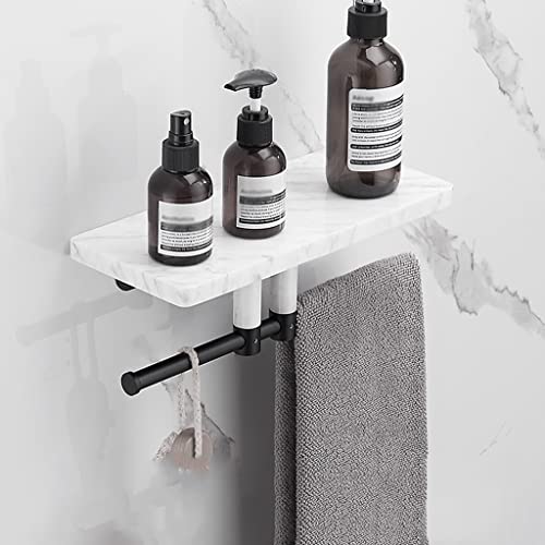 Étagère murale de douche flottante en métal pour cosmétiques et flacons