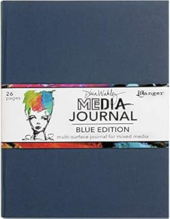 Dina Wakley Media Media Journal 8X10, Blue Edition, One Size