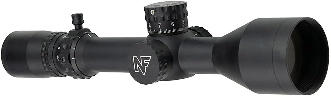 Nightforce NX8 2.5‑20x50mm F2 Compact Riflescope - Second Focal Plane (SFP), DigIllum Illuminated Reticle, ZeroStop, Adjustable Parallax, Long Range Precision Scope