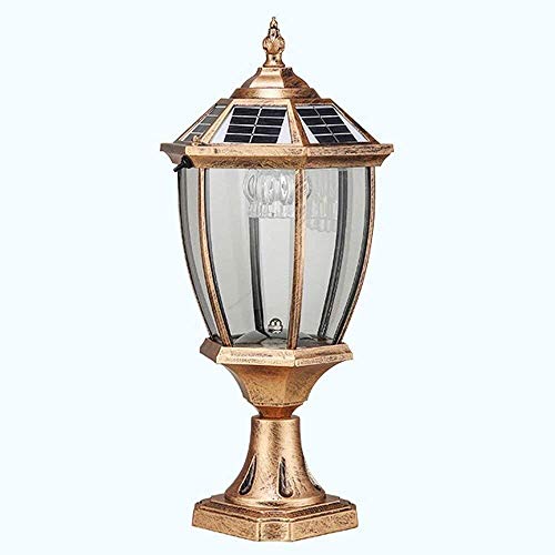Borne solaire extérieure étanche Victoria pour illuminer une terrasse ou un jardin