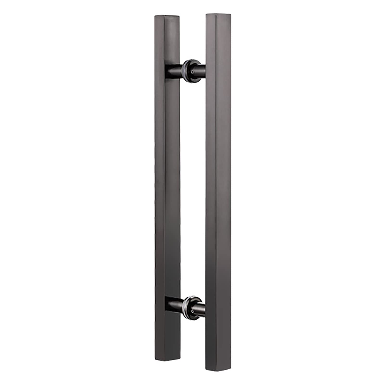 LQZAXSRDR Sliding Barn Door Handle, Sliding Door Pull Handle Double Sided H Push Bar Multicolor 50-150cm(K Gray,60Cm/23.6In)