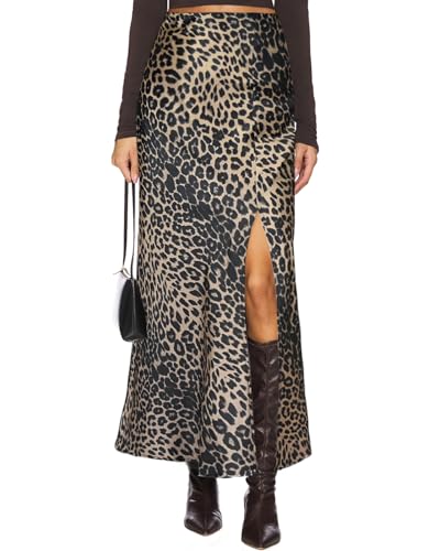 Women's Satin Maxi Skirt