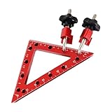 Eckklemme - Schwerlast 90 Grad Klemme für präzises Halten | Einstellbarer rechtwinkliger Klemmensatz mit Schnellspanner | Schrankklemme für Holzbearbeitung und Rahmenmontage