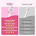 ReDISEN Toddler Electric Toothbrush with 360° Brush Head for All-Around Clean, Baby Sonic Toothbrush with Gentle Vibrations for Ages 1-5, LED Lights & 2-Min Timer Attract Kids Interest (Pink Unicorn)