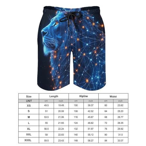 Mens Quick Dry Swim Trunks with Drawstring, Mesh Lining Board Shorts Soft Breathable Swimwear Beach Shorts2