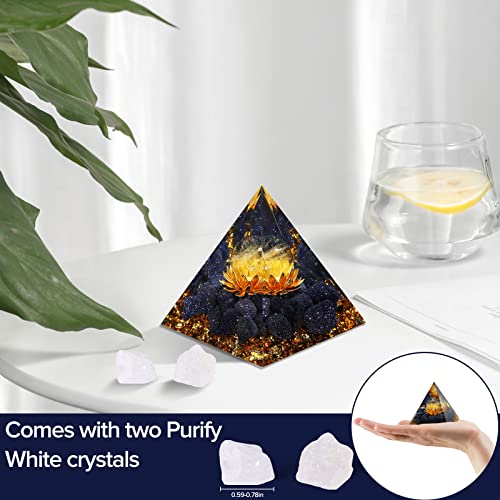 Pyramide orgonite cristal de guérison pour séance de méditation - 6
