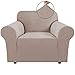 Produktbild BellaHills Sesselbezug Stretch Sofabezug, Sofa Schonbezug für Wohnzimmer, verdickte Stretch Schonbezug Couchbezug, bequem und langlebig (1 Sitzer, Sand)