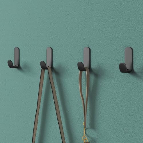 Image of Kofati Adhesive Hooks Heavy Duty 5.5-8.8 lbs Wall Hooks, 10 Pack Self Adhesive Damage Free Towel Rack, Stainless Steel for Coat Robe, Waterproof Oilproof Rustproof for Bathroom Shower Kitchen Office