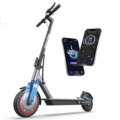 Electric Scooter, 350W Powerful Motor,8.5" Solid Tyre,19 Mph Top Speed,12 Miles Long Range, Lightweight Foldable E-Scooter with EABS & Drum Brake, UL 2272 Tested by WERHY - Used condition - US$71.31