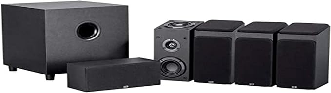 Monoprice Premium 5.1.2-Ch. Immersive Home Theater System - Black With 8 Inch 200 Watt Subwoofer