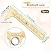 Brass Pocket Vernier Caliper, 2 Pcs Double Scale Vernier Calipers Brass Sliding Gauge Mini Vernier Caliper Metal Pocket Calipers Portable Sliding Measurement Tool for Measuring Jewelry Ring Bead Wire