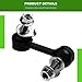 SCITOO 4pcs Suspension Kit Front And Rear Sway Bar Links Kit Fit 2003-2007 for Infiniti G35 2003-2009 For Nissan 350Z