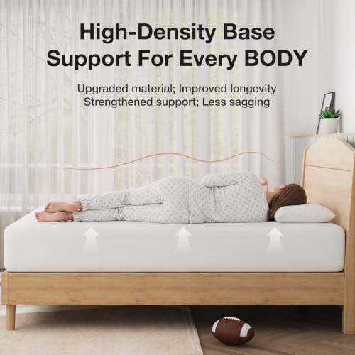 Image of Novilla Full Size Mattress, 8 Inch Full Size Mattress in a Box, Gel Memory Foam Mattresses with Comfort Foam for Cooling Night Sleep, Pressure Relief, CertiPUR-US Certified