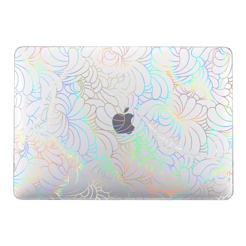 Protector MacBook Air 15 M3 A3114 transparente para trabajar en cafeterías JZ LT7 3