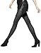 HUE Women's Opaque Control Top Tight, Black, Size 2