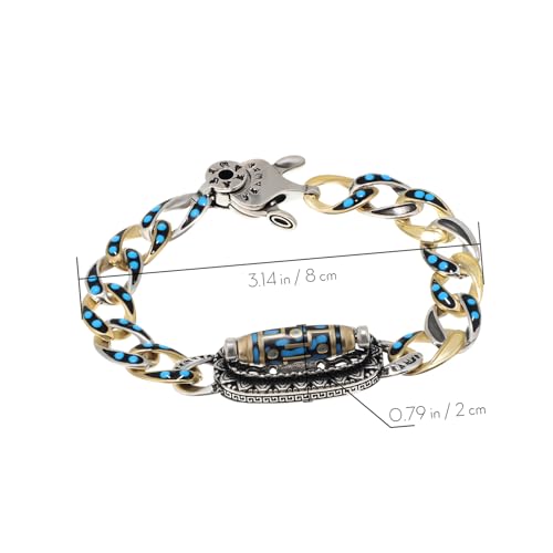 Ensemble dzi perle 2 pcs bracelets traditionnels chaîne de main mixtes - 4