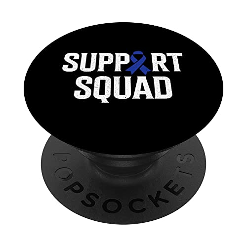 Colon Cancer Support Squad Colorectal Cancer Awareness PopSockets Swappable PopGrip