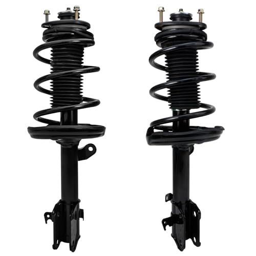 Image of Detroit Axle - 8pc Struts Sway Bars for 2006-2014 Honda Ridgeline, 2007 2008 2009 2010 2011 2012 2013 Front Rear 4 Struts with Coil Spring Assembly 4 Sway Bars Replacement Suspension Kit Strut Shock