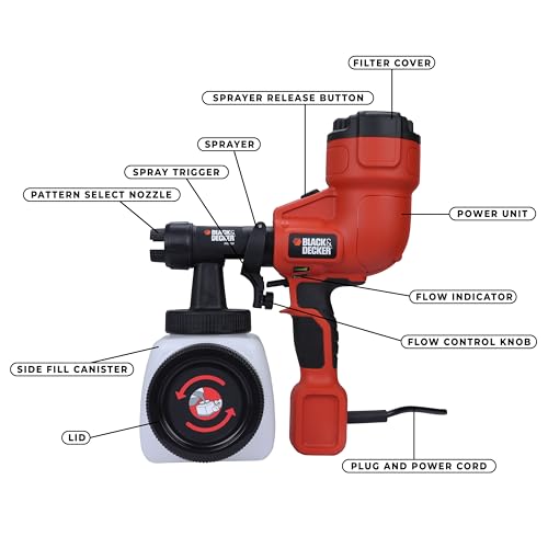 Black & Decker - HVLP200-QS - Niederdruck-Spritzpistole - 400W – Ansicht 3