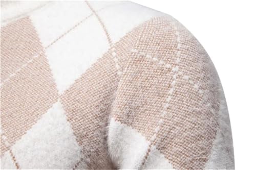 Men's Casual Soft Knitted Sweater Crew Neck Long Sleeve Knit Sweater Pullover3