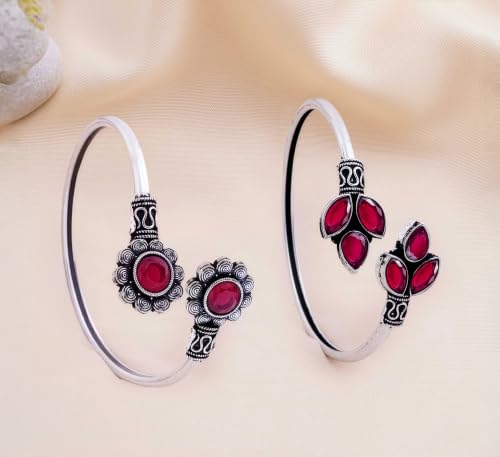 FUBS Pink Dupatta with Jewelry Set - Image 5