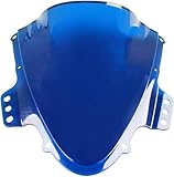 Características del deflector de viento para motocicleta: el parabrisas para motocicleta es muy duradero, está fabricado en ABS para proteger mejor la cabeza del conductor y su superficie es lisa y limpia.