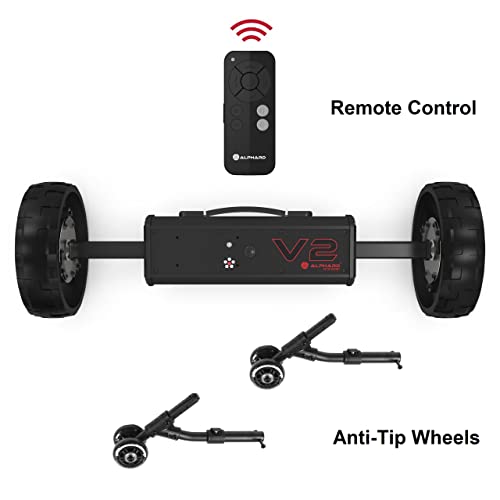 Alphard Club Booster V2 E-Wheels – Convert Your Push Cart into a Motorized, Electric Remote-Controlled Golf Caddie - NO Brackets incl. - Thumbnail 3