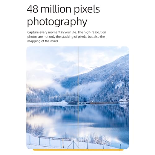 Appareil photo numérique 4K compact de 48 Mp avec zoom 16x et grand écran IPS - 6