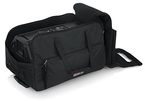 Gator Cases Rolling Speaker Bag For Large Format 12" Loudspeakers With Retractable Pull Handle (Gpa-712Lg) #TOP3