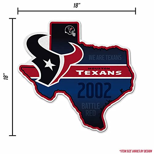 Image of Rico Industries NFL Football State Shape Shape Cut Pennant - Home and Living Room Decor - Soft Felt EZ to Hang