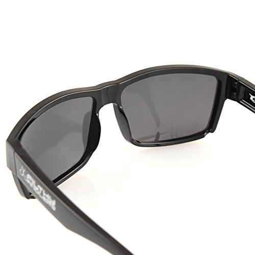 Filthy Anglers Ames Fishing Sunglasses Black Frame and Light Grey Polarized Lenses3