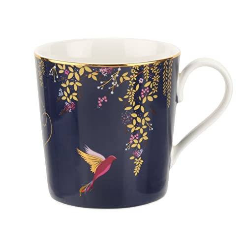 Sara Miller for Portmeirion Chelsea Mug, Ceramic, Navy, 120 x 150 x 95 cm