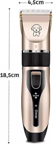 Máquina De Tosa Profissional Aparador De Pelo Para Pets Caes Gatos Cachorro Bivolt Premium