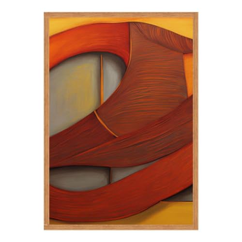 Quadro da parete Arte astratta con molti colori colorati su vetro acrilico con cornice in vetro acrilico 60 x 90 cm