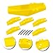 Gogogmee 5sets Ice Blade Protector Durable Hand Cover Strap Fishing Supply for Blade Safety Wear Prevention