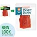 Amazon Grocery, Wild Caught Sockeye Salmon Skin-On Fillet Portions, 12 Oz (Previously Fresh Brand, Packaging May Vary)