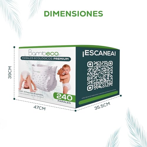 Pañales Y Toallitas Húmedas, Drugstore pañales eco natural Marca Bambeco (3)