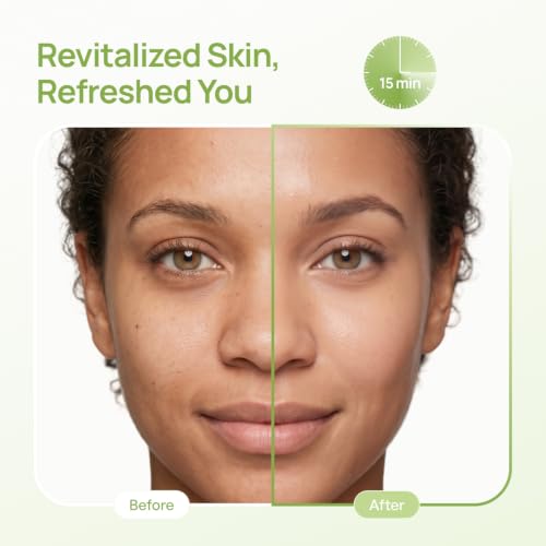 Image of PLANTIFIQUE Korean Sheet Mask, 5 Pack - Calming & Soothing Face Masks with Centella Extract, Niacinamide & Hyaluronic Acid - Mascarillas Faciales