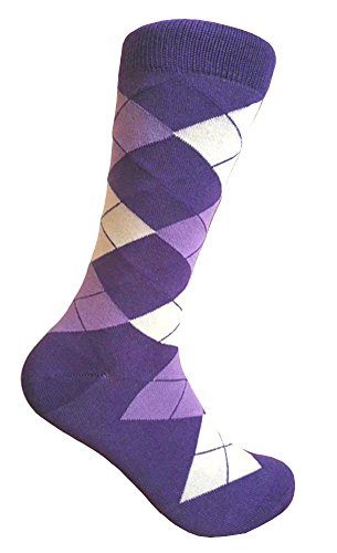 Men's Groomsmen Wedding|Party Events|Gala Collection Argyle Dress socks