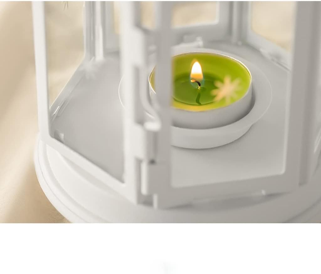 Vintage Candelabra Modern Unique Small Room Design Candle Holder Small White Candle Holder Suitable for Dinner Living Room Kitchen Dining Room Candle Stand