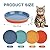 4 Pcs Shallow Cat Food Dish Cat Wet Food Flat Cat Bowls Whisker Fatigue Free Cat Food Bowls Cat Dishes for Food and Water Wide Cat Plate for Kittens and Short Legged Cat