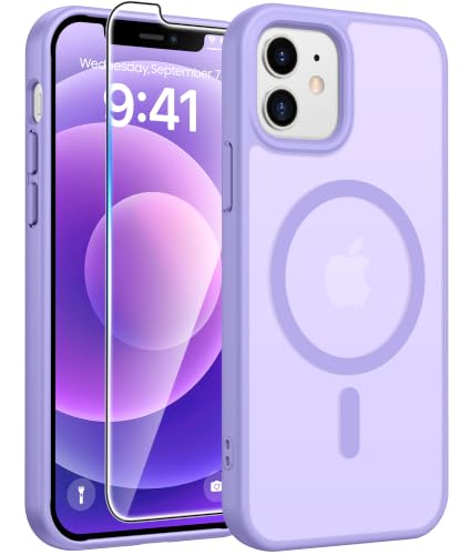 Image of FNTCASE for iPhone 12 / 12 Pro Case, with Screen Protector, Fit for Magsafe