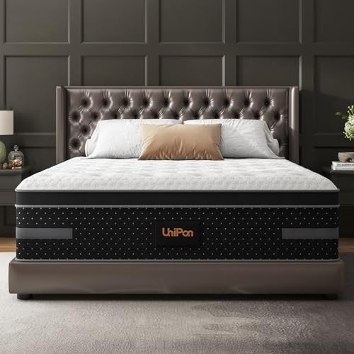 UniPon Queen Mattress 14 Inch Firm Hybrid – Cooling Gel