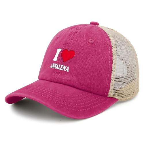 I Love Annalena Baseball hat Running caps for Her2