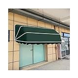 ❤Faltbare Markise: Die Terrassenüberdachung besteht aus Polyestergewebe, das dickere Gewebe macht die wasserdichte Leistung stärker, anti ultraviolett, resistent gegen Sonnenausbleichen, tatsächlich reduzieren die Hitze in Ihrem Ort.